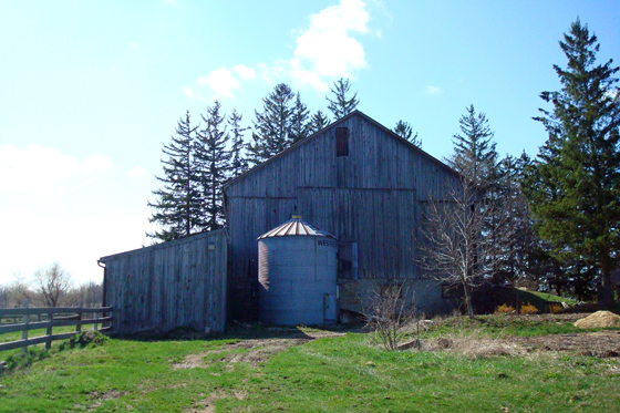 Barn and silo