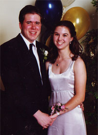 Matt and me at our high school prom