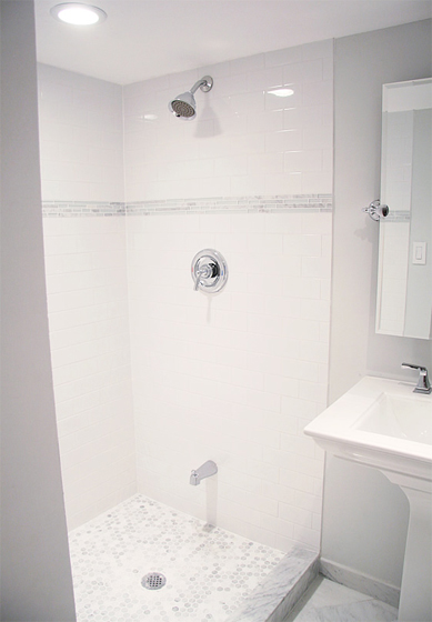 basementbathinspiration Not at all psycho shower