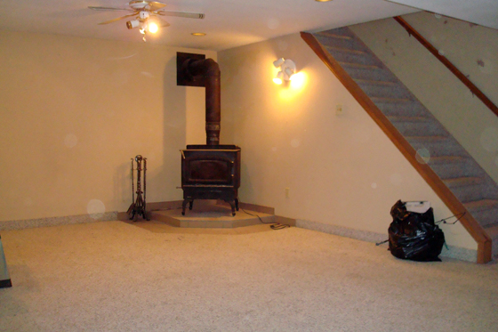 The main room before