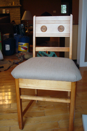 Finished chair