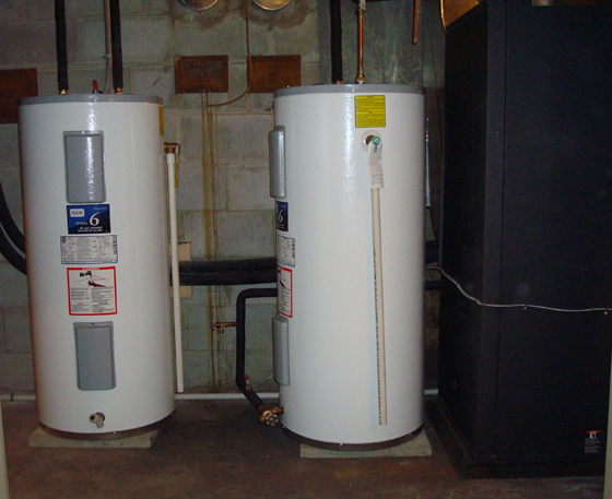 Hot water tanks