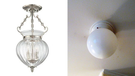 Barn Light Electric Halstead Semi-Flush Ceiling Light