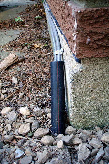 trench5 Wire in conduit