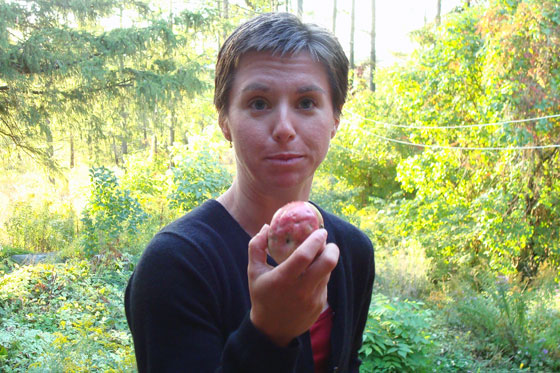 The expression on my face is not reflective of the taste of the apple