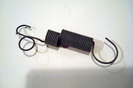 Pot light trim spring