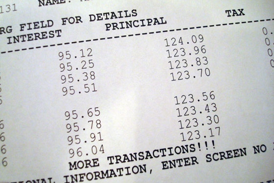 Interest and principal mortgage payments