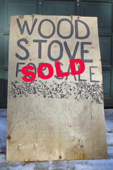 Wood stove sold