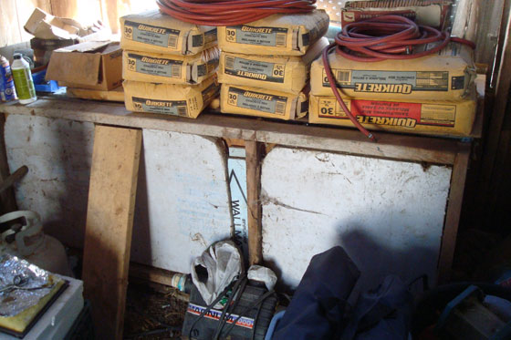 Insulated dog house.