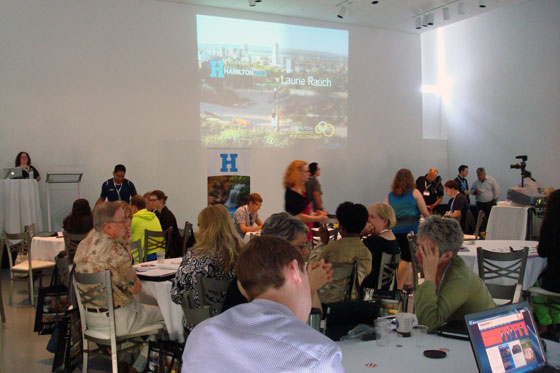 Attendees at WordCamp