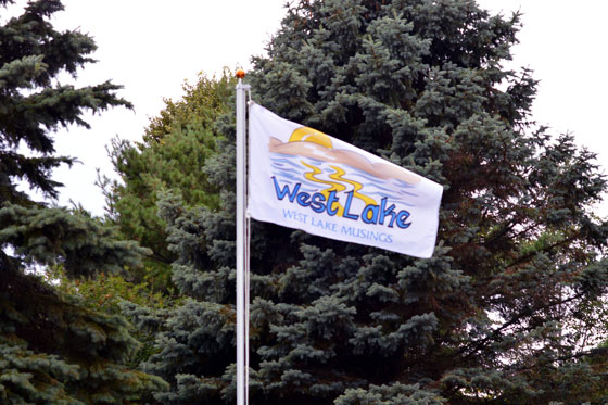 Custom made West Lake Musings Flag