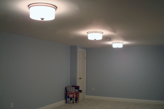 Replacing pigtails with flush mount ceiling light fixtures