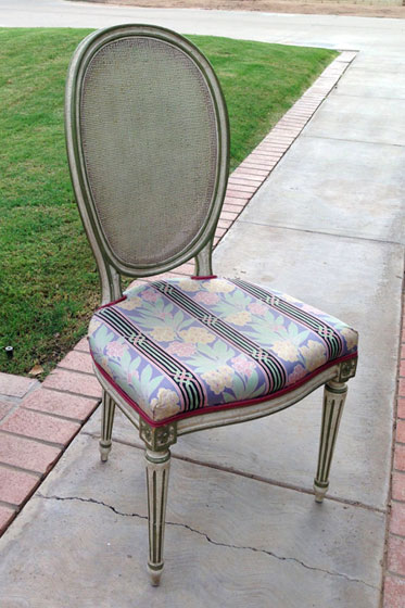 Little Green Notebook's Louis style chair