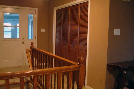 Front hall closet