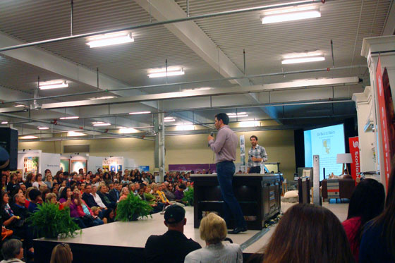 Property Brothers Drew and Jonathan Scott at the Toronto Fall Homeshow