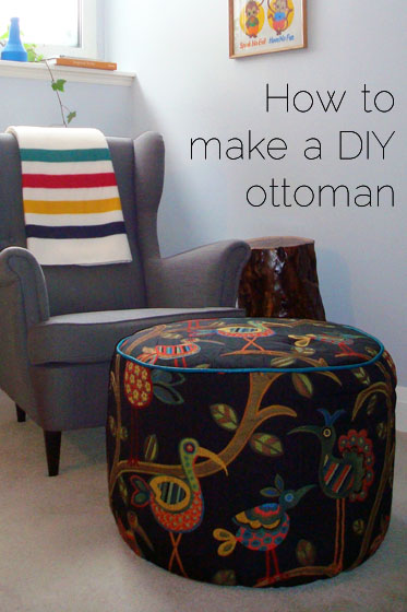 How to make a DIY ottoman