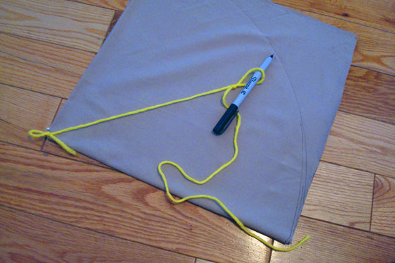 How to draw a large circle