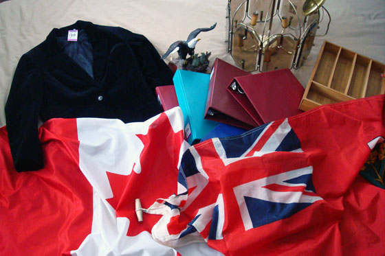 Purchases from Value Village shopping spree