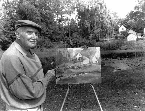 Matt's grandpa painting