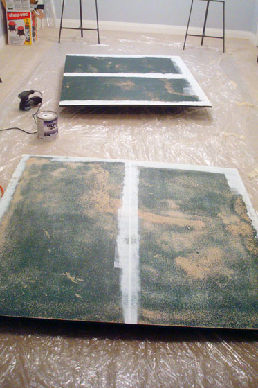 Refurbishing an old pingpong table