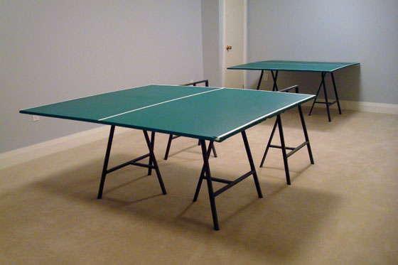 Refurbishing an old pingpong table