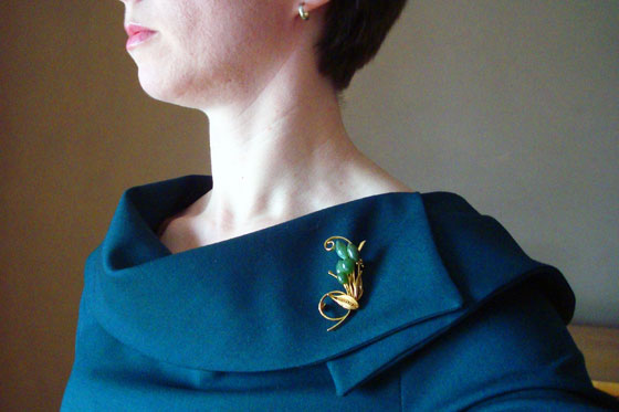 Vogue 8630 modified collar