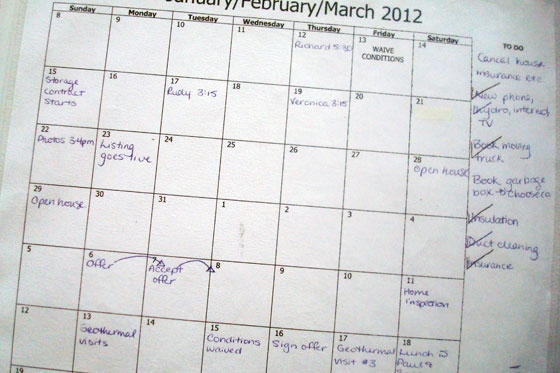 How I stayed organized when we bought our house