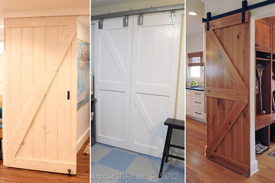 Barn door options