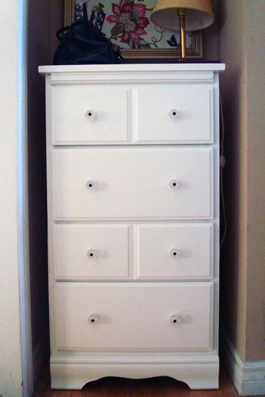 Tall and narrow DIY dresser