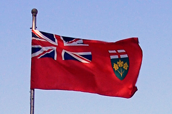 Ontario flag