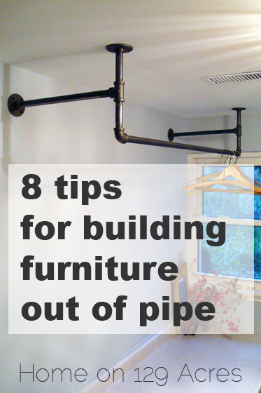 8 tips for building furniture out of pipe