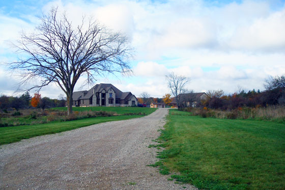 Large country mansion
