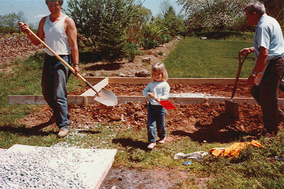 Working with my Dad and Grandpa