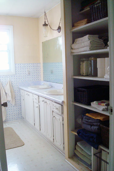 Main bathroom before