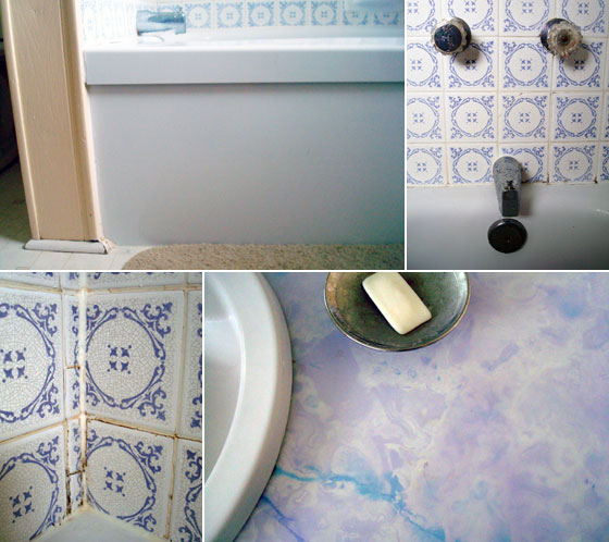 Bathroom Before Collage