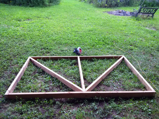 Building the garden gate