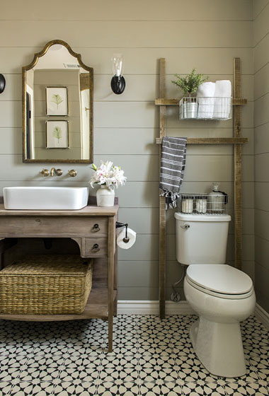 Country style bathroom by Jenna Sue Design