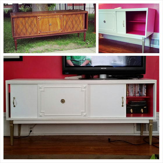 White credenza
