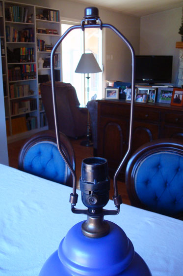 How to add a harp to a lamp