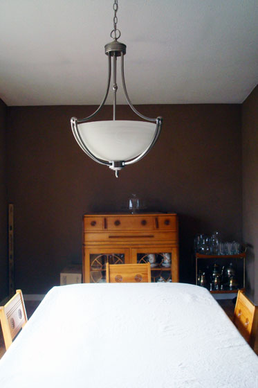 Ugly dining room chandelier