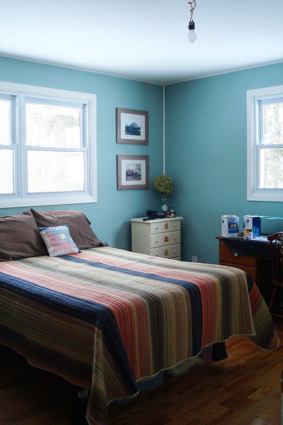 Guest room makeover progress