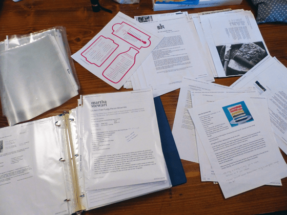 How to organize recipes