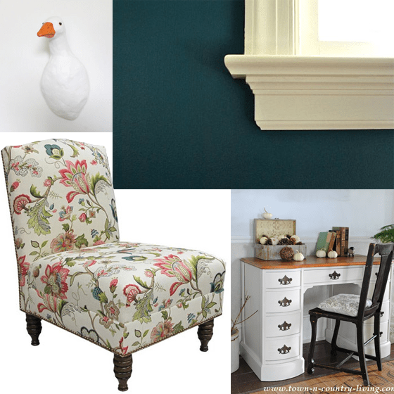 Inspiration board for my office makeover