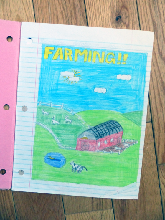 Farm drawing