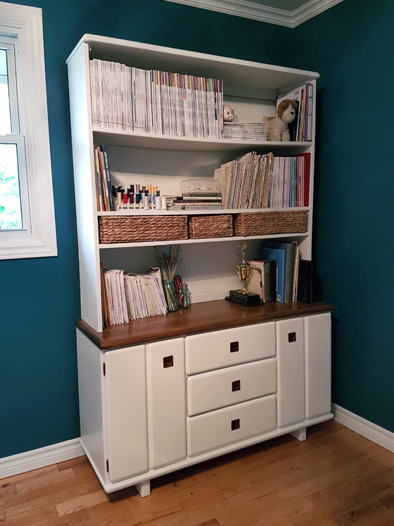 China cabinet makeover
