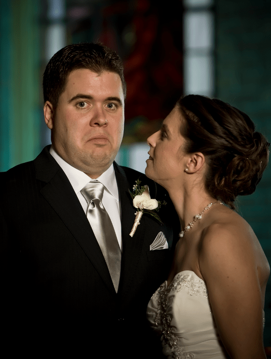 Matt and I on our wedding day