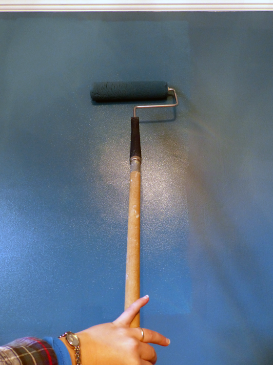 Repainting a patched wall