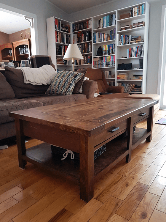 DIY Benchwright Coffee Table