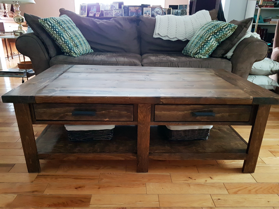 DIY Benchwright Coffee Table