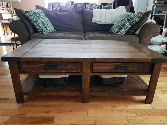 DIY Benchwright Coffee Table